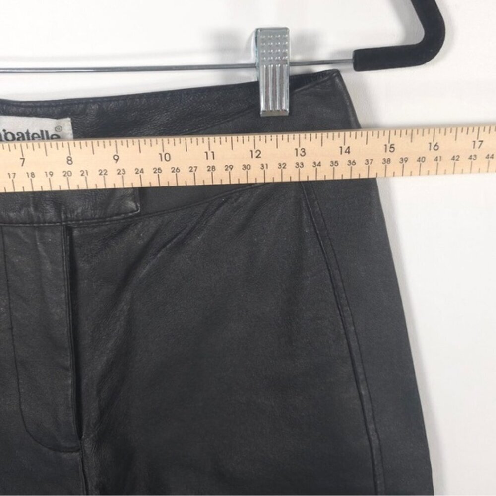 Bagatelle 100%‎ LEATHER Lined Black Straight Pants 31-2597-8 Size 4P - Picture 7 of 10